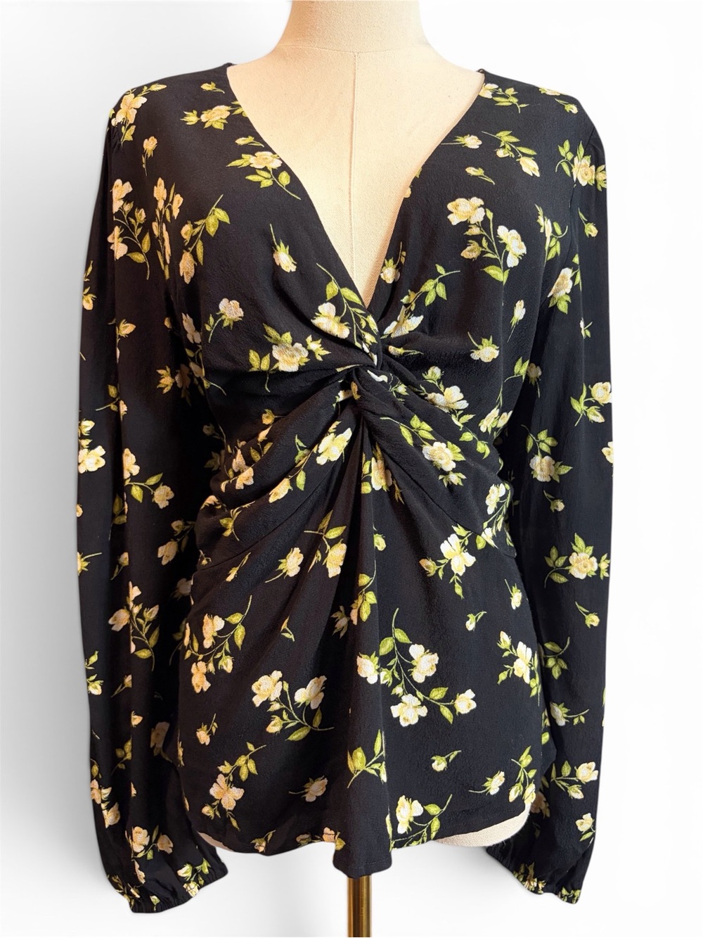 Sophie Rue Yellow Rose Boho Twist Blouse